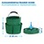 Maximex  Universal-Reinigungs-Caddy Grün, Ø 28 x H: 26,5 cm 4