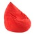   Sitzsack Microvelour, Höhe 90 cm  rot