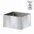 STONELINE  Dessertringe und Speiseringe, 8-teilig, Edelstahl, 6 Ringe, 1 Heber, 1 Stempel, eckig 6