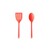 mastrad  Pfannenwender + Küchenlöffel aus Silikon  rot