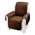 vivaDOMO®  Protège-fauteuil réversible brun 1