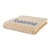 Optisplash  Douchelaken gepersonaliseerd met naam  beige
