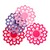 Vilten pannenonderzetters “Fleur“, 4 stuks 1