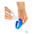 genialo  Desinfektions-Armband, 2-teilig blau 2