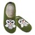 wonderwalk Home  Chaussons « Hibou »  vert