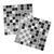 Zelfklevende tegels "Steentjes", 2 stuks grijs 1