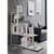 VCM  Treppenregal "Slando" Beton-Optik 2