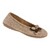 wonderwalk Home  ﻿Ballerina pantoffel “Barbara”  taupe