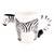 genialo  3D-mok, 300ml  Zebra