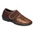 wonderwalk Home  Pantoffels met klittenband “Elegant”  bruin