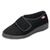 MANITU  Klett-pantoffels ‘Komfort’  zwart
